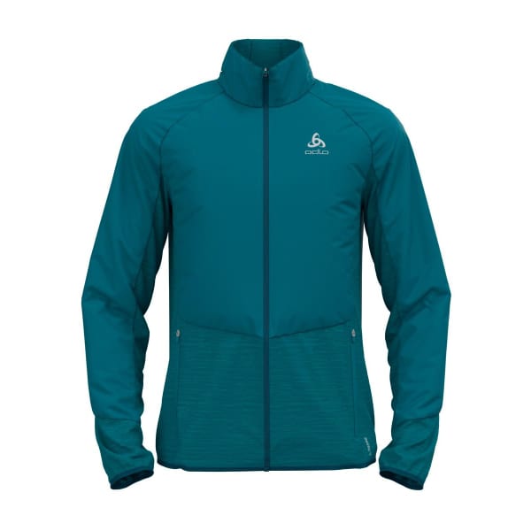 Odlo Hombre Chaqueta de running RUN EASY WARM HYBRID : : Moda