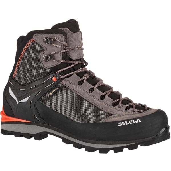 SALEWA MS CROW GORE TEX WALLNUT FLUO ORANGE Chaussure alpinisme