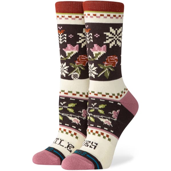 STANCE-MISTLING TOES CREW DUSTY ROSE - Socks