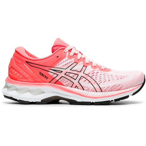 ASICS-GEL-KAYANO 27 W TOKYO WHITE/SUNRISE RED - Running shoe ASICS-GEL-KAYANO 27 W TOKYO WHITE/SUNRISE RED - Running shoe