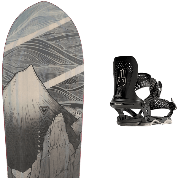 ROSSIGNOL XV SUSHI Fix Snowboard set