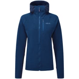 RAB CAPACITOR HOODY W PATRIOT BLUE Hiking fleece jacket