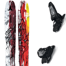 BU Ski Alpin ATOMIC ATOMIC BENT 110 RED/YELLOW + MARKER GRIFFON 13 ID BLACK - Ekosport