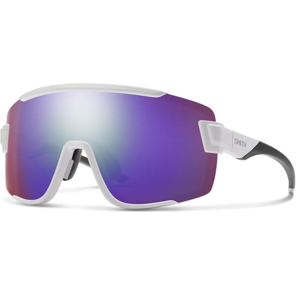 SMITH WILDCAT WHITE CHROMAPOP VIOLET MIRROR Lunette velo