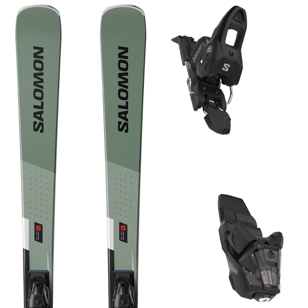SALOMON-S/MAX 8 + M10 GW L80 OIL GREEN / BLACK / WHITE SALOMON-S/MAX 8 + M10 GW L80 OIL GREEN / BLACK / WHITE