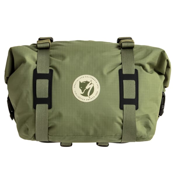 Roll top handlebar bag clearance