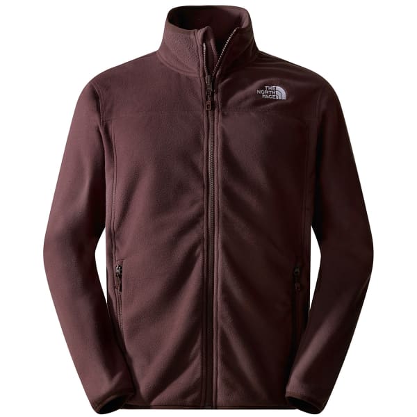 THE NORTH FACE M 100 GLACIER FULL ZIP COAL BROWN Fleece jacket