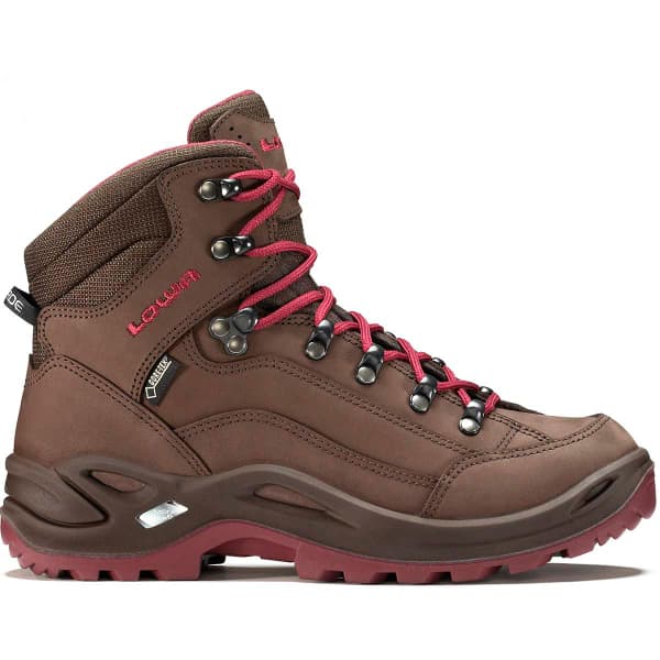 LOWA RENEGADE GORE TEX MID WS ESPRESSO BERRY Mid rise hiking boot