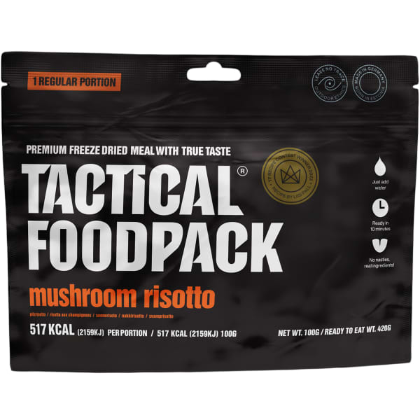 TACTICAL FOODPACK MUSHROOM RISOTTO 100G UNI - Comidas deshidratadas