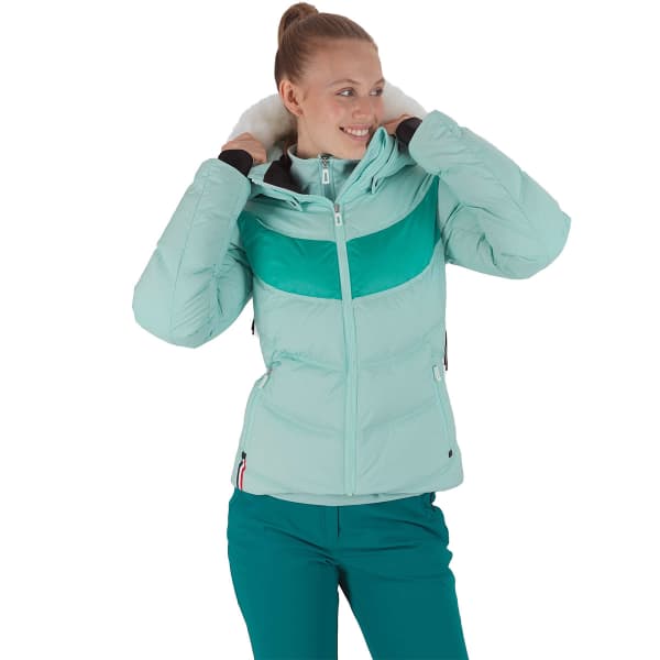 Down ski jacket womens sales