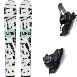 Pack ski LINE LINE HONEY BADGER + MARKER 11.0 TCX BLACK/ANTHRACITE - Ekosport