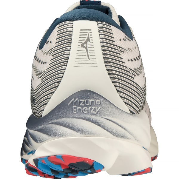 MIZUNO-WAVE RIDER 26 W SNOW WHITE/SILVER/IBIZA BLUE
