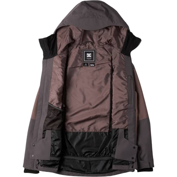 DC SHOES-INTEL 30K JKT PLUM TRUFFLE - Snowboard jacket DC SHOES-INTEL 30K JKT PLUM TRUFFLE - Snowboard jacket