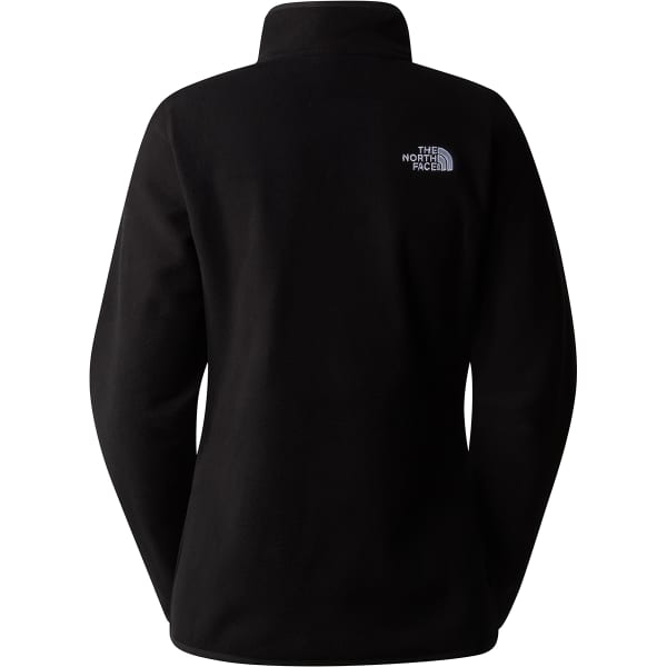 THE NORTH FACE W 100 GLACIER 1 4 ZIP EU TNF BLACK NPF Sweat polaire