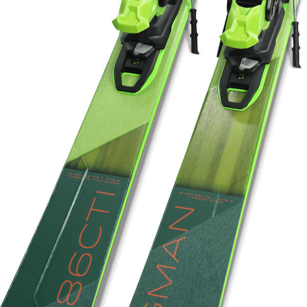 ELAN WINGMAN 86 CTI FUSIONX + EMX 12.0 GW Unicolore - Alpine ski set