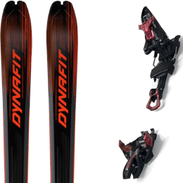 Pack ski DYNAFIT DYNAFIT BLACKLIGHT 80 + MARKER KINGPIN 13 75-100MM BLACK/RED - Ekosport