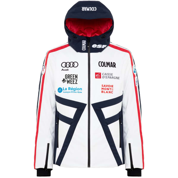 Colmar Uomo Giacca da sci Team France bianco/blu