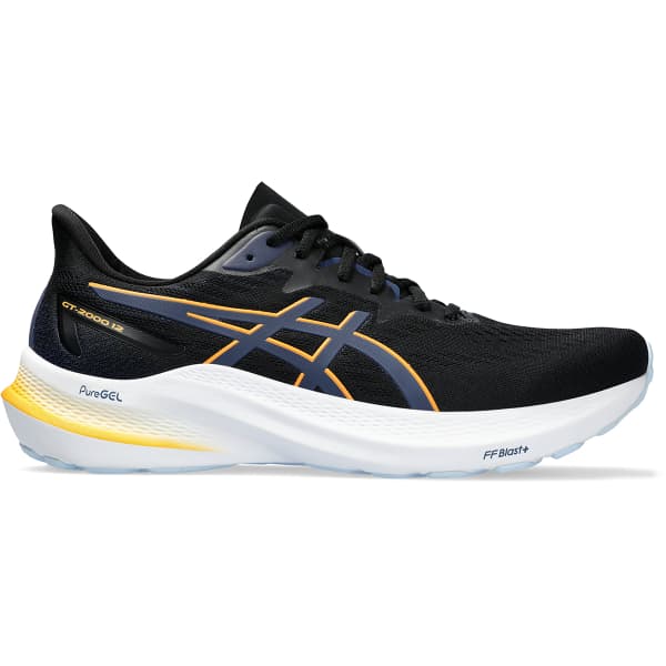 ASICS GT 2000 12 BLACK FELLOW YELLOW Scarpa running