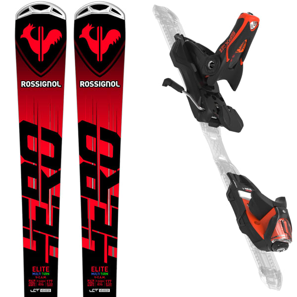 ROSSIGNOL-HERO ELITE MT TI C.A.M. + SPX 12 GW B80 HOT RED/BLACK - Alpine ski  set