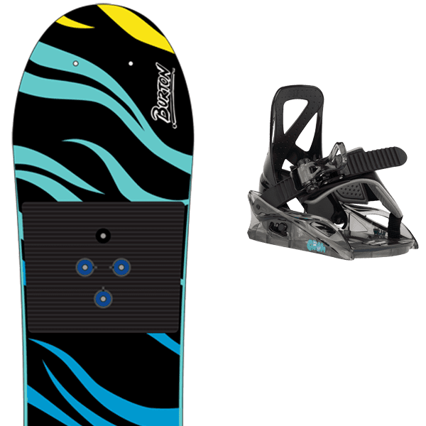 BURTONMINI GROM + Fix Snowboard set