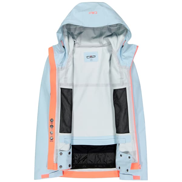 Ski JKT FIX HOOD BLUE jacket - CRISTALL CMP-W