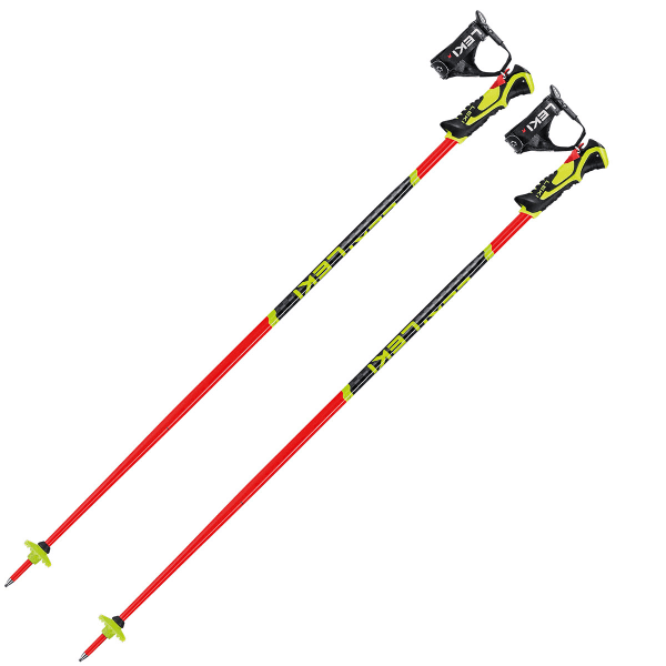 LEKI WORLDCUP LITE SL 3D RED/BLACK/NEON YELLOW 24