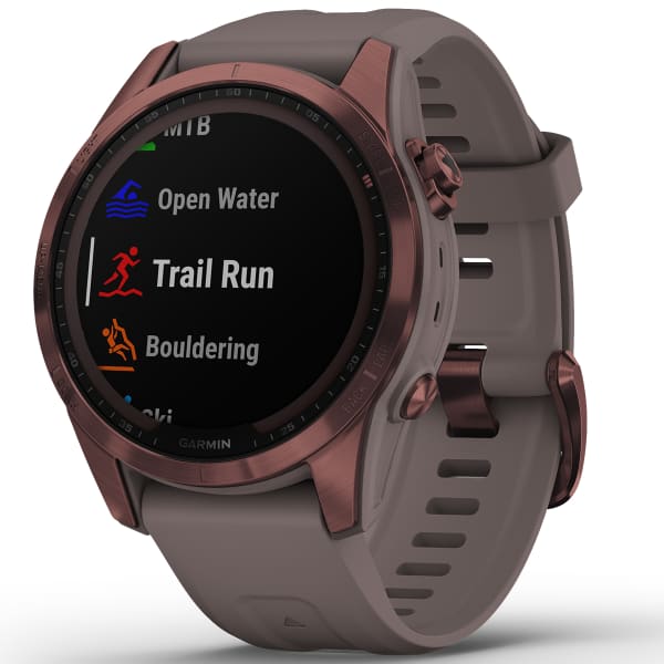 GARMIN FENIX 7S SAPPHIRE SOLAR BRONZE W GREY BAND 23