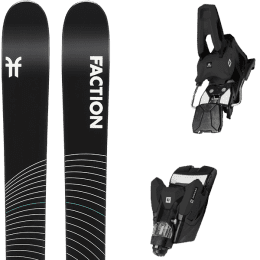 Pack ski alpin FACTION FACTION MANA 3 + ARMADA STRIVE 14 GW BLACK - Ekosport