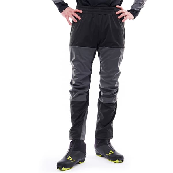 FISCHER-ASARNA SOFTSHELL PANTS BLACK/ANTHRACITE - Cross-country ski trousers