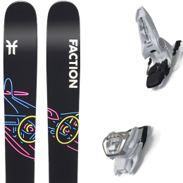 Pack ski FACTION FACTION PRODIGY 4 + MARKER GRIFFON 13 ID WHITE - Ekosport
