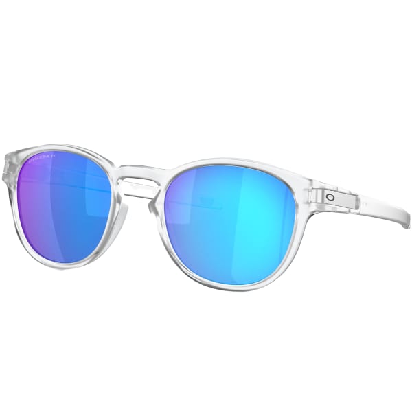 OAKLEY LATCH MATTE CLEAR PRIZM SAPPHIRE POLARIZED 24