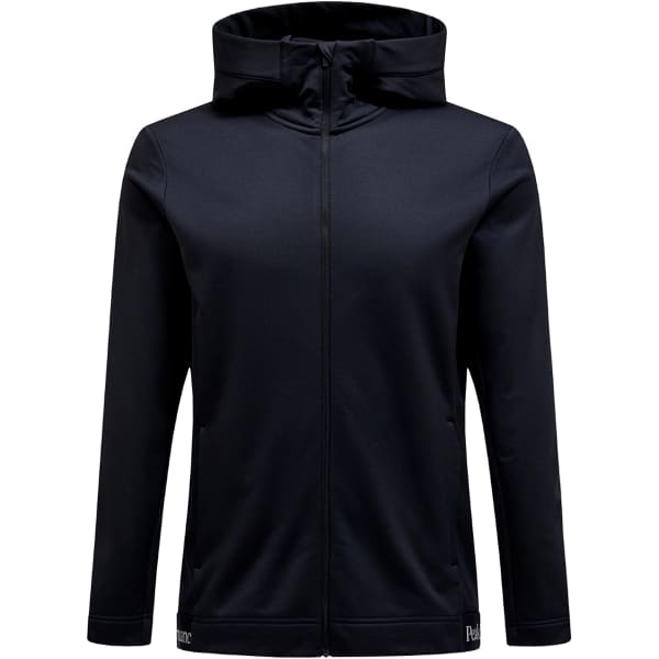 PEAK PERFORMANCE M RIDER TECH ZIP HOOD BLACK Fleece jacket