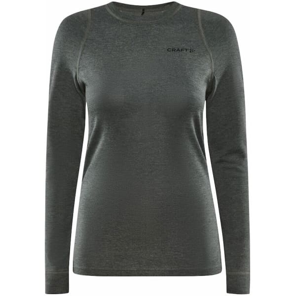 CRAFT-CORE WOOL MERINO LS TEE W JUNIPER-MELANGE Camiseta térmica