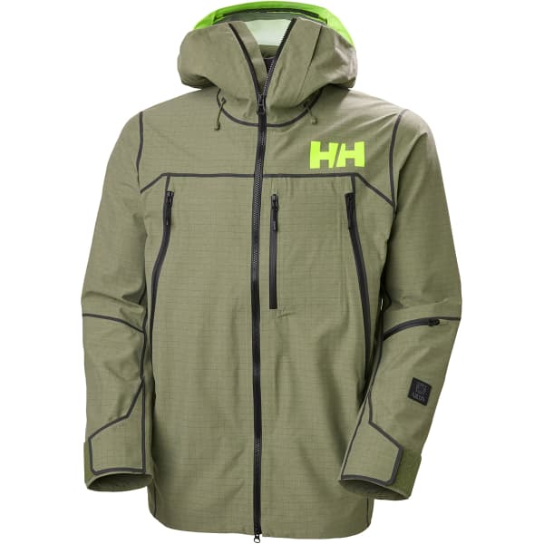 Helly hansen green ski jacket outlet