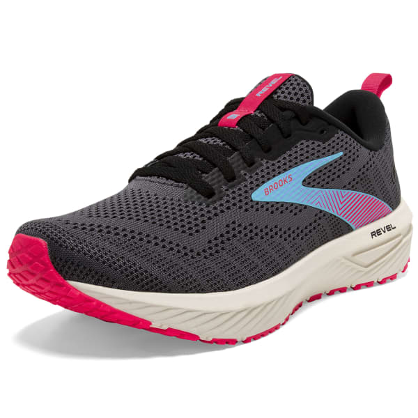 BROOKS REVEL 6 W BLACK EBONY BLUEFISH Running shoe
