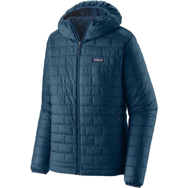 Patagonia nano puff top hoody big sur blue