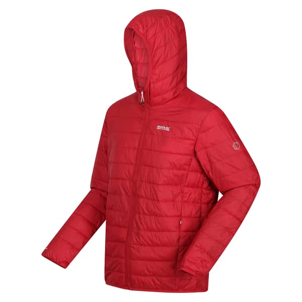 REGATTA-HOODED HILLPACK DARK RED - Hiking down jacket