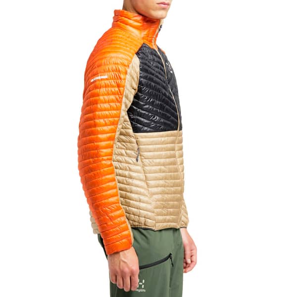 HAGLÖFS-L.I.M MIMIC JACKET MEN SAND/MAGNETITE - Ski down jacket HAGLÖFS-L.I.M MIMIC JACKET MEN SAND/MAGNETITE - Ski down jacket