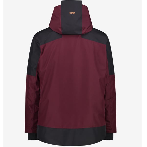 CMP-MAN JACKET FIX HOOD BURGUNDY - Ski jacket