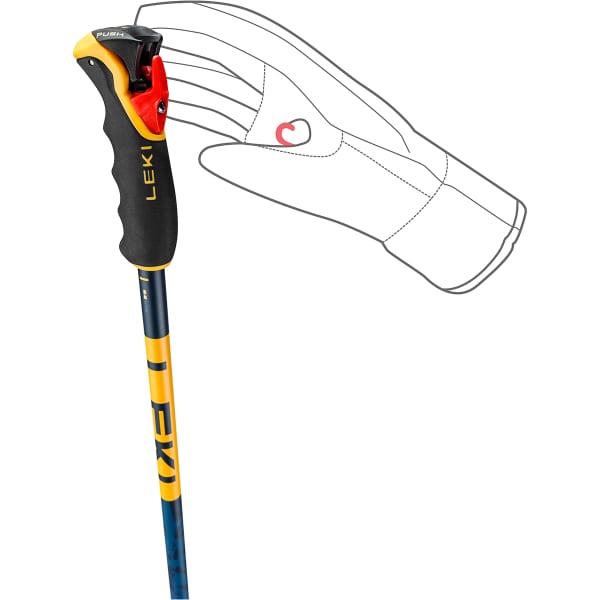 LEKI SPITFIRE VARIO 3D Unicolore - Ski touring pole