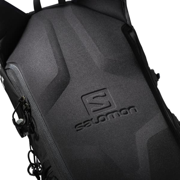SALOMON MTN 15 BLACK WHITE - Ski touring backpack