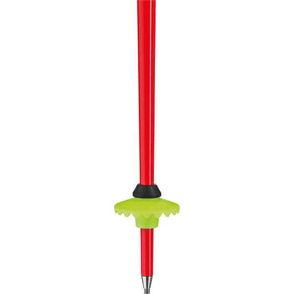 LEKI WORLDCUP LITE SL 3D RED/BLACK/NEON YELLOW - Alpine ski poles