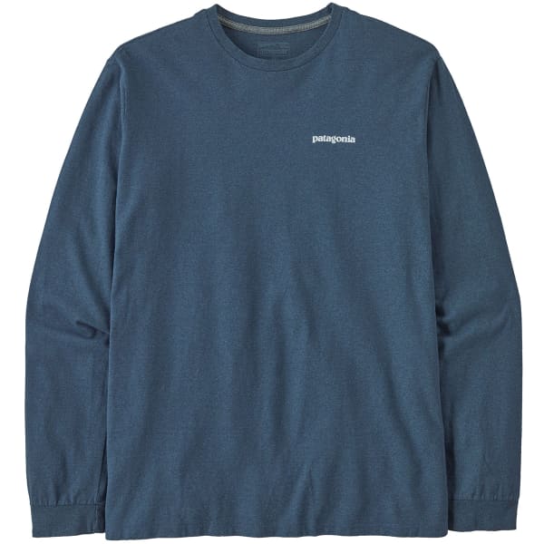 Patagonia long sleeve logo t shirt shop