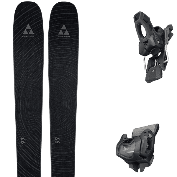 FISCHER-NIGHTSTICK 97 + Fix - Alpine ski set