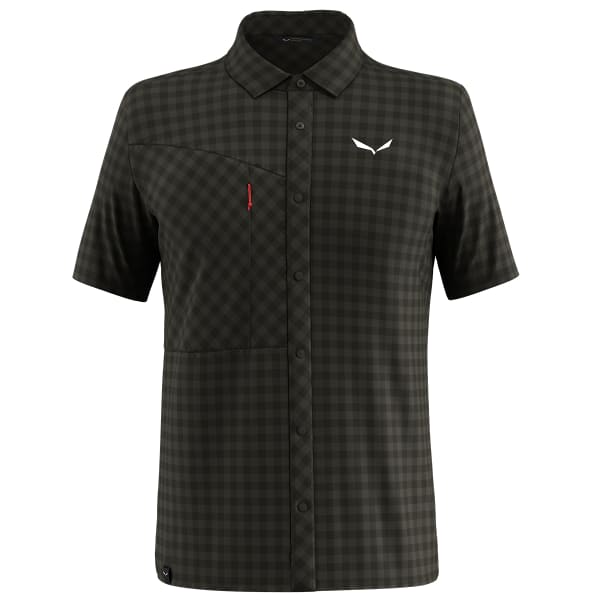 SALEWA PUEZ DRY M S S SHIRT DARK OLIVE Chemise randonnee