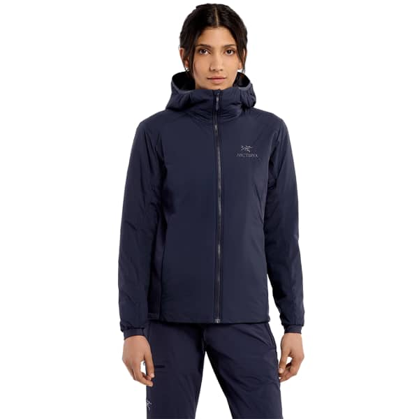 ARC'TERYX-ATOM HOODY W BLACK SAPPHIRE - Hiking down jacket