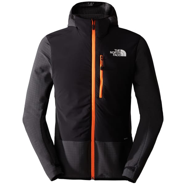 THE NORTH FACE M DAWN TURN HYBRID VENTRIX MIDLAYER ASPHALT GREY TNF BLACK SHOCKING ORANGE Softshell jacket