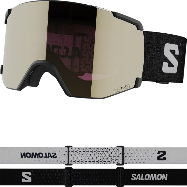 SALOMON-S/VIEW BLACK - Maschera da sci