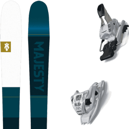 Pack ski MAJESTY MAJESTY ADVENTURE GT + MARKER 11.0 TCX WHITE - Ekosport