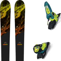 Pack ski DYNASTAR DYNASTAR M-MENACE 80 OPEN + MARKER JESTER 18 PRO ID TEAL/FLO-YELLOW - Ekosport